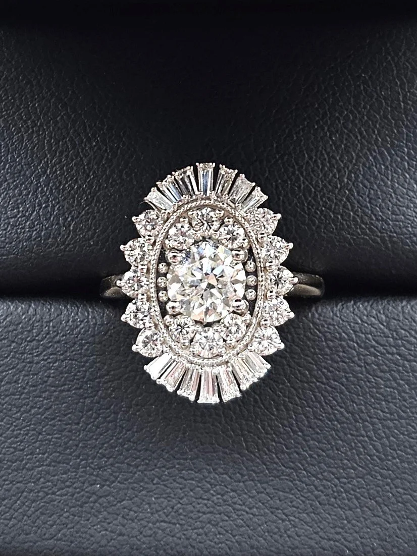 Heirloom jewelry redesign by A. D'Mae Diamonds